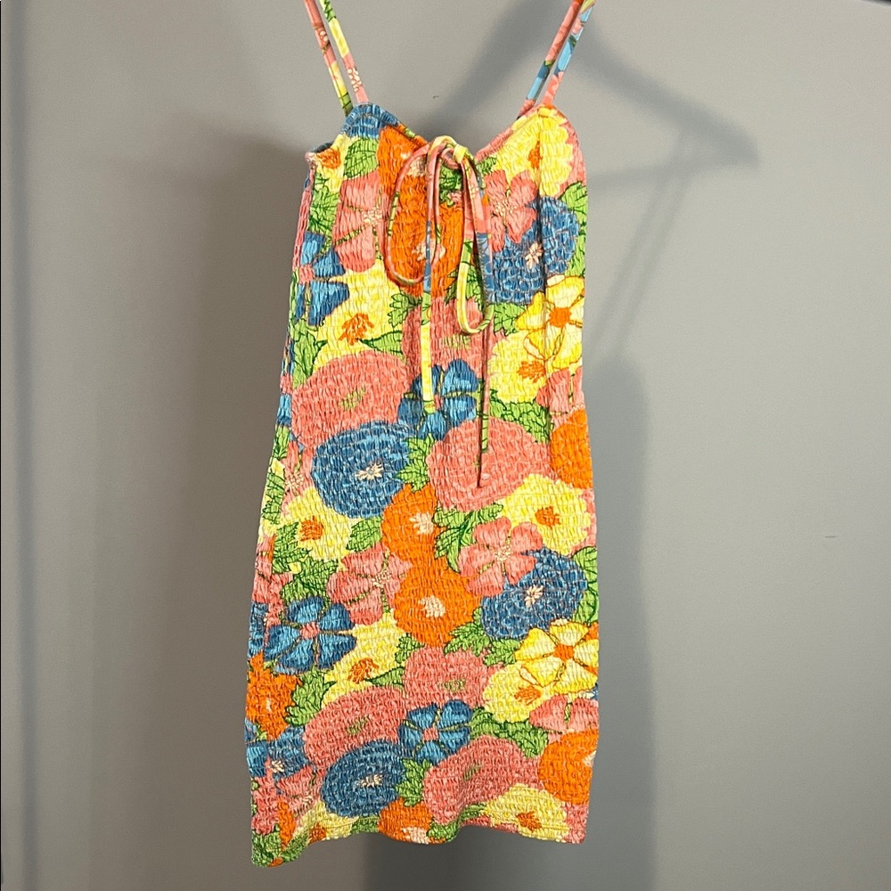 Zara Floral Stretchy Dress